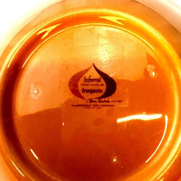 Ben Seibel Iroquois Vintage MCM 50's Harvest Time Serving Bowl Mod Home Decor - Picture 5 of 10